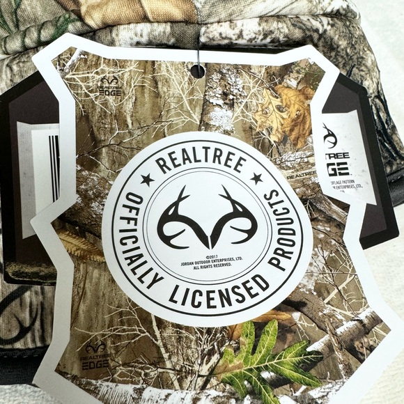 Huntworth Realtree Xtra Camo Men's Reversible Blaze Fleece Beanie Cap OS NWT - Picture 4 of 9